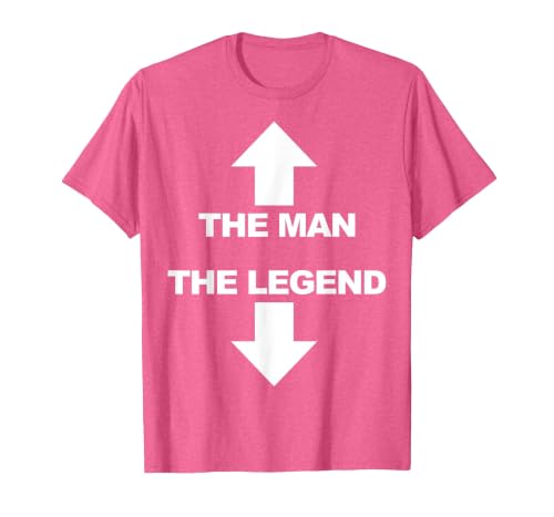 The man the Legend T-Shirt, Men, Pink Heather, 3X-Large