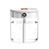 Boquilla doble de gran capacidad del humidificador de aire 2L con la exhibición de la humedad del LCD