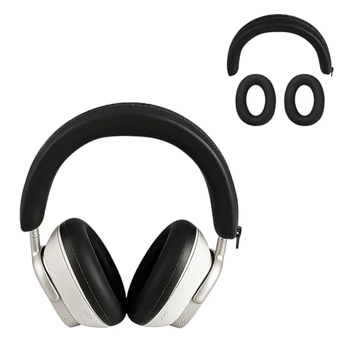 For Baseus Inspire XH1 �p �P�[�X �J�o�[ KONXISA Baseus Inspire XH1 �Ή� �C���[�p�b�h/�w�b�h�o���h 2-in-1 �ی�P�[�X �V���R���f�� �L�Y�h�~ �h�o �ϏՌ� �����h�~ ��� ���􂢉\�i�u���b�N�j