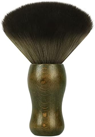 Barber Brush, AISEELY Shaving Brush, Professional Barber Neck Duster for Hair Cutting, Hair Brush Cleaner with Wooden Handle Barber Supplies (1pc)