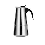 Stainless Steel Italian Espresso Coffee Stovetop Coffee Maker Moka Pot Percolator 4 Cup (7 oz)