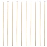 Gogogmee 10stücke Holz Laterne Sticks Handheld Laterne Pole Laternenstäbe in Großen Mengen Laternenstab Für Heimwerkerbedarf Laternenzubehör Laternenhaltestange Laternengriff Laternenstange