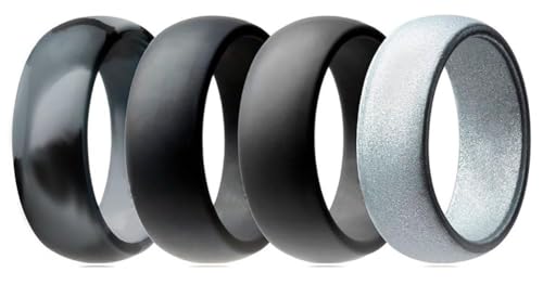 [GeRRiT] �����Y ��8mm �X���[�X�h�[���g�b�v �V���R�� �����w�� 4�p�b�N �u���b�N �u���[ �V���o�[ ���� �}���`�J���[ ���o�[�����O - US�T�C�Y6-12