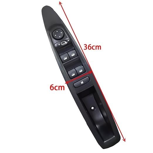 Interrupteur commande vitre pour Citroën C4 2004-2010 panneau régulateur - 5
