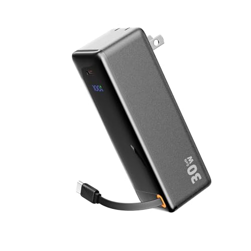 Amazon | モバイルバッテリー コンセント一体型 【PD30W急速充電