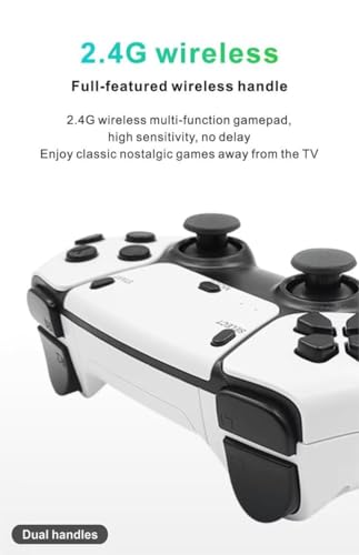 Image of Voila P15 Plus (M64) Retro Game Console - 4K HD Plug & Play Gaming Box with 15,000+ Classic Games, Dual 2.4G Wireless Controllers, CE /ROHS /BIS Certified, Linux System