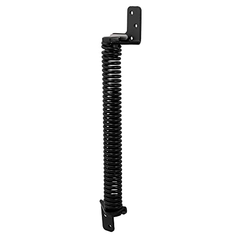Prime-Line RG 18668 Self Closing Gate Spring, 10-1/2 In., Steel, Black, Adjustable (Single Pack)