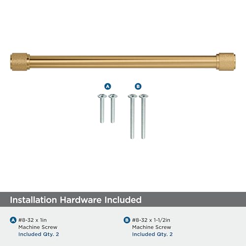Amerock Faraday 8-13/16 inch (224 mm) Center-to-Center Champagne Bronze Cabinet Pull, BP37747CZ by Amerock - Used condition - Image 4