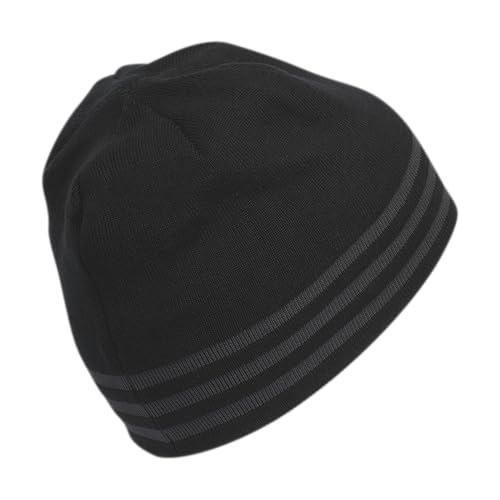 Image of adidas Men's Reversible Skully Beanie - Two-Sided Skull Cap Winter Hat