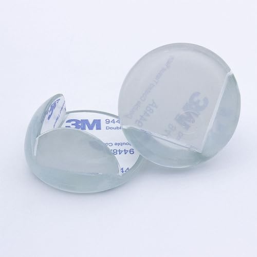Image of Corner Guards for Furniture -Sdjdhej 20Pcs Clear Baby Proof Table Edge Corner Protectors Soft Silicone Bumper Strip with Clear Edge Bumpers Guard for Baby, Kids, Fireplace, Countertop (semi Circular)