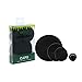 ResOlution Caps Universal Caps for Cleaning, Storage, and Odor Proofing Glass Water Pipes/Rigs and More - Black