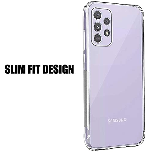Image of Dashmesh Shopping� Back Case Cover Samsung Galaxy A52s Shock Proof Camara Protection (Ultra Clear|Slim|Transparent| Soft| Flexible)