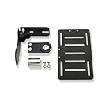 seitlicher kennzeichenhalter softail slim s Installation: installieren, ziehen Sie die Schrauben fest, der Nummernschildrahmen fällt nicht ab, es sind keine Anweisungen erforderlich, er kann in wenigen Minuten installiert und sofort verwendet werden, bedienen, selbst Anfänger können ihn schnell installieren;