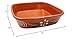 Hand-Painted Traditional Clay Terracotta Portuguese Cooking Pot Square Roaster Made in Portugal