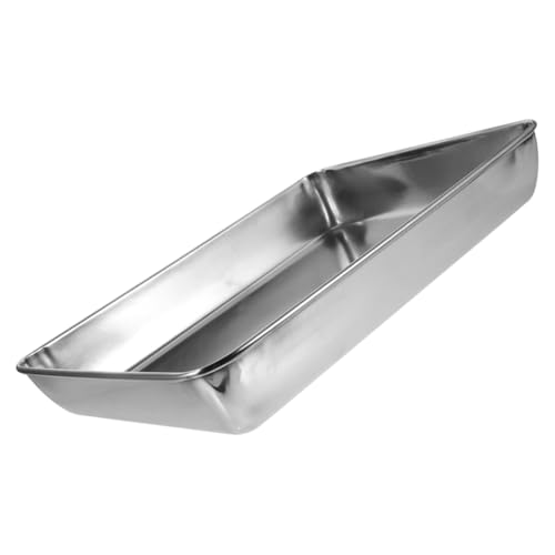 GRIRIW Pigeon Bath Tub Thickened Bird Bath Container for Pigeons Parrots Deep Design Splashing Smooth Edges for Safe Use for Bird Cages