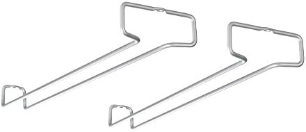 Metaltex "Rail" Wine Glass Undershelf Rack/Hanger, Set of 2, 41cm