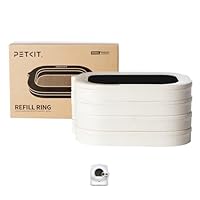 PETKIT Katzenstreu-Beutel, für PUROBOT Ultra Selbstreinigende Katzentoiletten,4 Rollen, Große Kapazität, Müllbeutel für Selbstreinigende Katzentoiletten