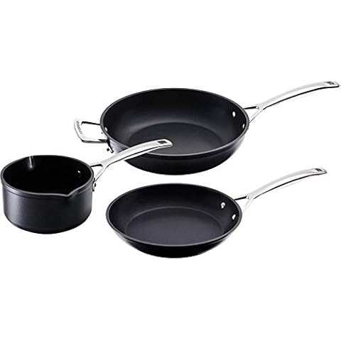 Le Creuset Aluminium-Antihaft 3-teiliges Kochset Cover