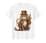gattino persiano rosso Gattino Steampunk per gli appassionati di gatto persiano steampunk. Gattino Steampunk per tutti gli amanti dei gattini. Moda Steam punk Persian Cat. Gattino Steam Punk. Carino Steam Punk Kitty.