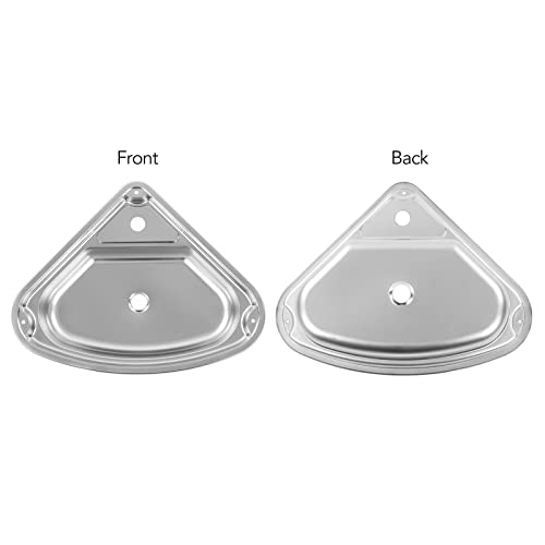 Fregadero triangular de acero inoxidable 304 para solucionar la falta de espacio en caravanas 8
