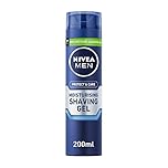 NIVEA MEN Protect & Care - Moisturising Men Shaving Gel - Beard Care - Enriched With Aloe Vera & Pro-Vitamin B5 - Smooth Glide & Close Shave - For Dry Skin - 200 ml