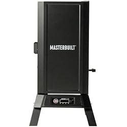 Masterbuilt 710 WiFi Digital Smoker, Vertical Design, 711 Cooking Sq. Inches, 4 Chrome Coated Smoking Racks, Wood Chip Loader, Electric Fuel Source to Plug in and Start Cooking, Black Model MB20072124