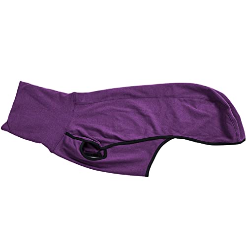 Imily Bela Hundepullover Fleece Rollkragen Hundemantel Warmer Weste Pullover Outdoor Hundejacke Winterkleidung für Kleine Mittel Große Hunde,Lila,M