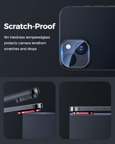 Image of Premium Tempered Glass Screen Protector with Camera Lens Protector for iPhone 13 Mini - Ultra-Clear, Anti-Scratch, Easy Installation