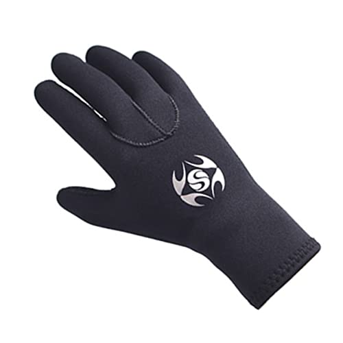 Toddmomy 1 Par Guantes de Buceo Pesca submarina bucear máscara Guantes palmeados para Nadar Guantes de Pesca escafandra autónoma Mitones Aleta Equipo de Pesca submarina Guantes de Buceo 3mm