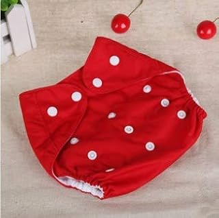 CHENCHUAN Baby Products Baby Cloth Reusable Diapers Nappies Washable Newborn Ajustable Diapers Nappy Changing Diaper Children Washable Cloth Diapers, Size:thick(Red) Baby Care (Color : Red)