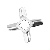 Universal Stainless Steel Blade for Meat Grinder - Size #5 - Hand Meat Grinding Blades - Replacement Parts for Meat grinders