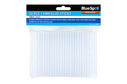 50 Bluespot 11mm Diameter Glue Sticks