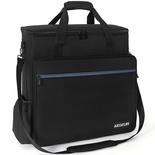 AKOZLIN DJ Mixer Gig Bag 18x18x5.5 Shoulder Case