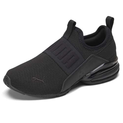 PUMA Womens Axelion Slip On Sneakers Shoes Casual - Black - Size 6.5 M2