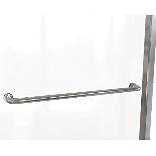 Basco A0583-60Clsv Celesta Sliding Shower Door, Chrome, 56-60 In. Wide X 71.25 In. High, Silver #TOP5