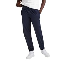 Champion Men's Closed Bottom Light Weight Jersey Sweatpant, Navy, Medium