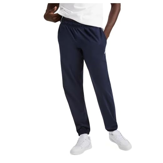 Champion Men's Everyday Fitted Ankle Cotton Pants, 31.5" Inseam, Cotton Knit Pants Left Hip "C" Logo, Cotton Warm-Up Pants