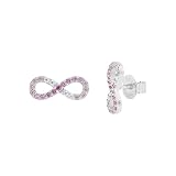 Pendientes creados por la marca de joyería auténtica Tom Tailor con un excelente diseño infinito como compañero de primera clase para niñas