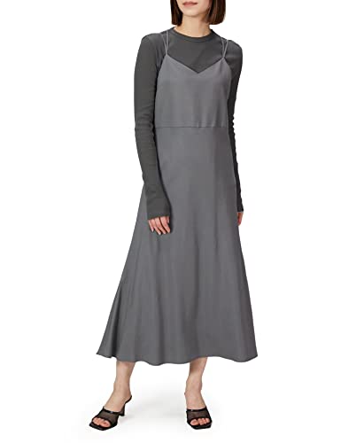 ［ミラオーウェン］ テレコロングT/シャツレイヤードキャミワンピ 09WFO221157 レディース CGRY 1