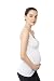 MD Maternity Underwear Activewear Pregnancy Tank Top Belly Support Band Undershirt Sleepwear NudeL