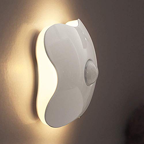 Preisvergleich Produktbild Vierblättriges Kleeblatt Induktionsnachtlicht für den menschlichen Körper Intelligentes, kreatives, neues Schlafzimmer-LED-Induktionslicht mit freiem Stab