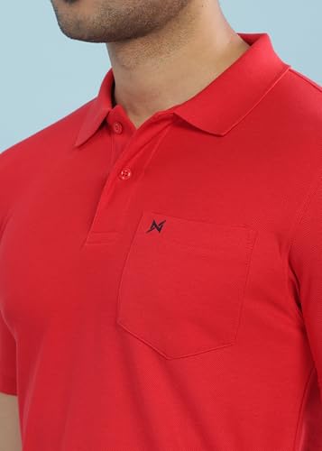 Image of Force NXT Polo Neck T-Shirt for Men Pack of 2 | Regular Fit T-Shirt for Men | Premium Super Combed Rich Cotton Polo Shirt | Men's Ultra Soft Half Sleeve T-Shirt