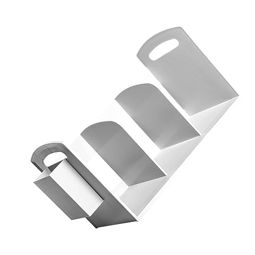 Panier De Rangement CURVER A4 4.5L - Design Tricot, Blanc Cassé - Pour Bureau, Salle De Bain