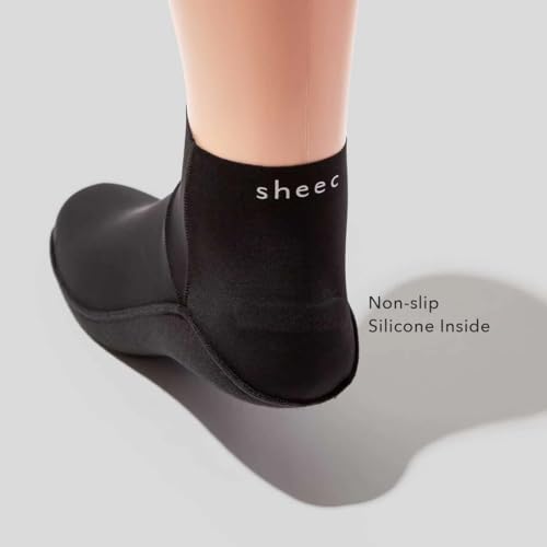 SHEEC Men's Ultra-Thin Quarter Boot Socks-Non-Slip, Seamless, Sweat-Absorbing Terry Cotton Sole, Flexible & Comfortable Fit2