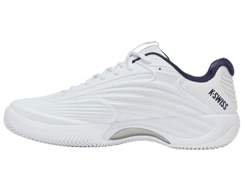 K-Swiss Men's Hypercourt Express 3 Clay Tennis Shoe (White/Peacoat/Silver). (14) by K-Swiss - Used condition - Image 2
