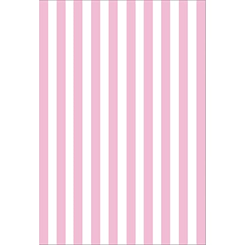 Leyiyi 8x12ft Photography Background Pink and White Stripe Backdrop Happy Birthday Party Vertical Horizontal Stripes Summer Holiday Banquet Baby Shower Blog Make-up Photo Portrait Vinyl Studio Prop