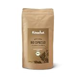 Kaffee Espresso BIO ganze Bohne 250g | 75% Arabica- und 25% Robusta-Bohnen | geröstet in Fair Trade Tradition | kräftig nussiges, schokoladiges Aroma | in bester Bio-Qualität | vom Achterhof
