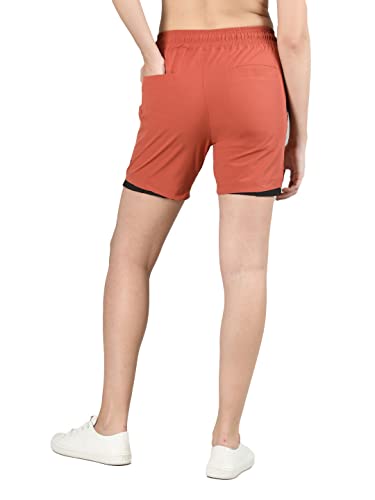 Image of CHKOKKO Summer Basketball Sports Workout Gym Training Wear Shorts for Women