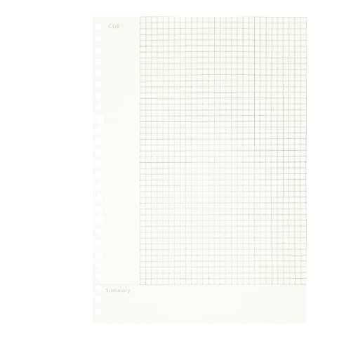 Image of Zelten Loose Leaf Punched Paper Refills Paper for 6 Hole Binder Personal Organizer Diary Notebook Refillable Planner (Connell,B5 /26 Hole)