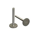Weld Mount 1.5' Tall Stainless Panel Stud w/0.62' Base & #8 x 32 Threads - Qty. 15